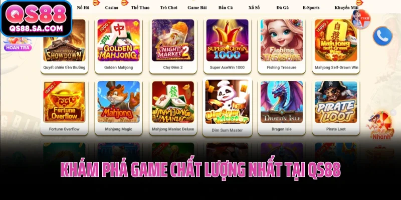QS88 - Trang Game Xịn Nhất 2026 - Link Đăng Ký QS 88 +188k 17 Khám phá những dòng game chất lượng nhất tại QS88