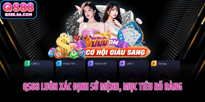 QS88 - Trang Game Xịn Nhất 2026 - Link Đăng Ký QS 88 +188k 15 QS 88 luôn xác định sứ mệnh, mục tiêu rõ ràng