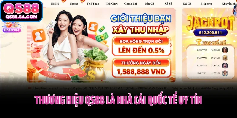 QS88 - Trang Game Xịn Nhất 2026 - Link Đăng Ký QS 88 +188k 14 Thương hiệu QS88 là nhà cái quốc tế uy tín